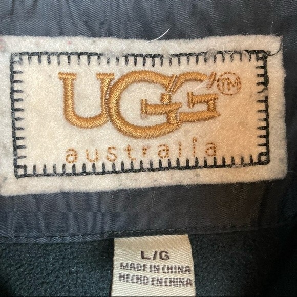 UGG Puffer Dawn/Father Long Jacket Coat In Black Size L - Picture 7 of 12
